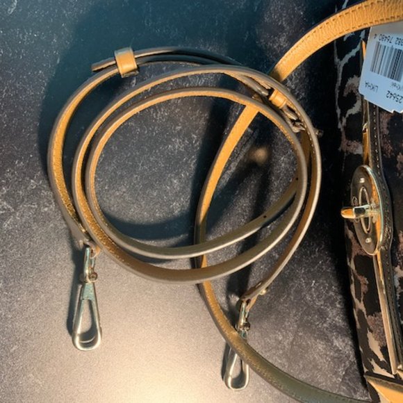 NWT COACH Madison 25642 Khaki Ocelot Crossbody - Picture 7 of 9